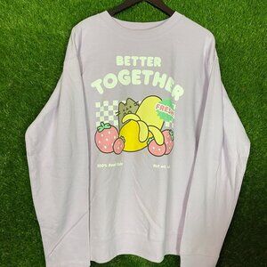 Pushing Ripple Junction Crewneck Sweater size Large